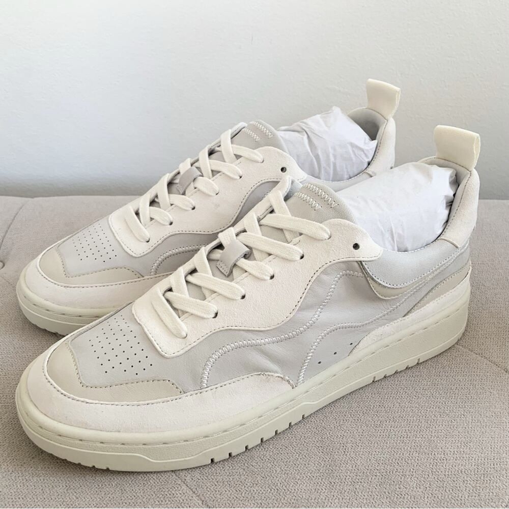 Dolce Vita Adella Sneakers Off White Leather Shoe Size 8 NEW IN BOX